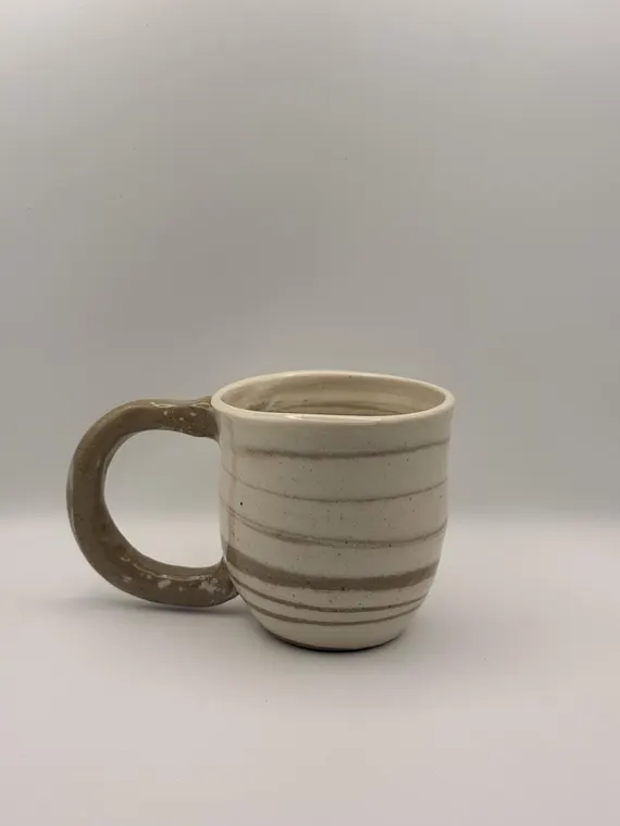 Swirled Clay Handmade Mug by Jo Handmade